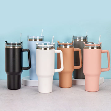 1200ML Travel mug in pastel colours